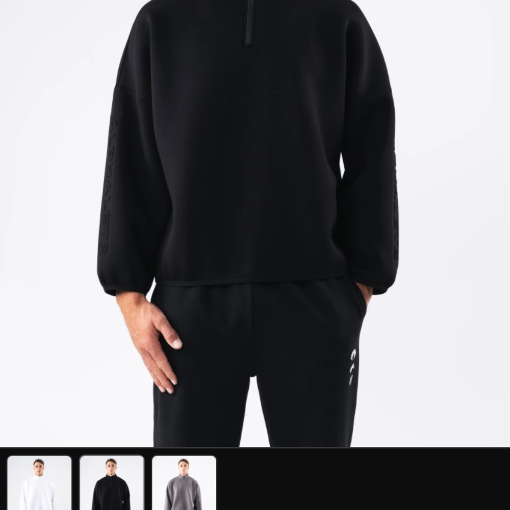 Alphalete Men’s ELMTS Quarter Zip Jacket